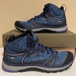NIB Keen Terradora Mid WP Boots Blue Purple size 8